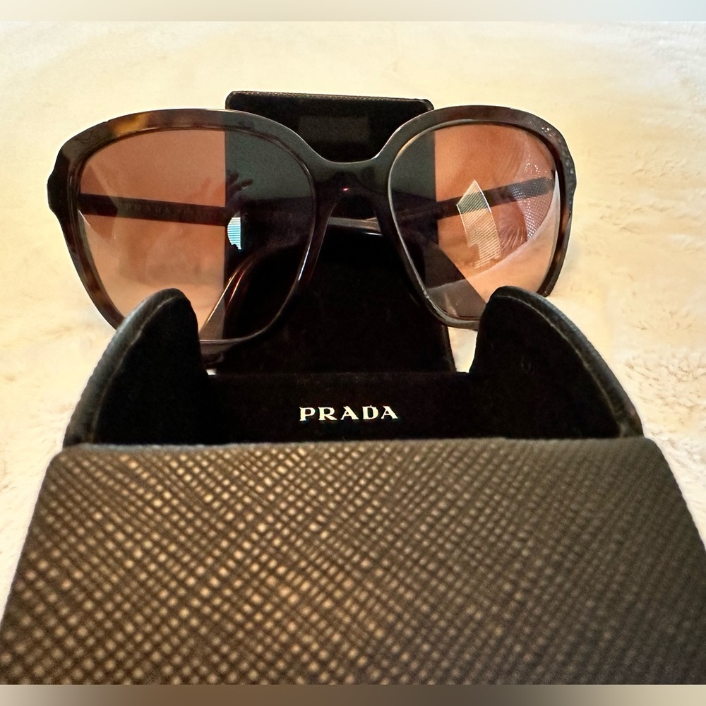 Prada Brown Tortoise Sunglasses